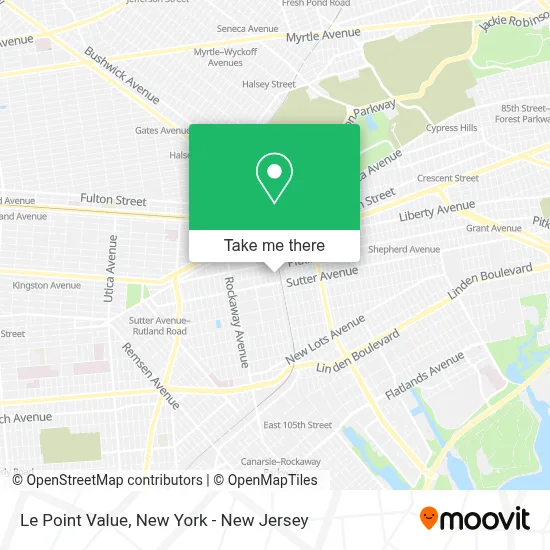 Le Point Value map