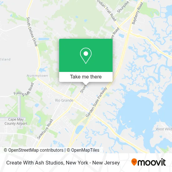 Create With Ash Studios map