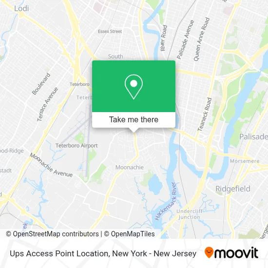 Ups Access Point Location map