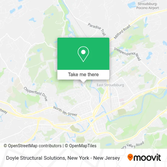 Doyle Structural Solutions map