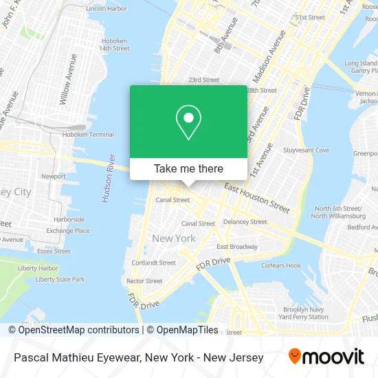 Pascal Mathieu Eyewear map