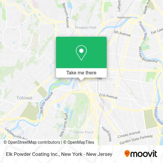 Elk Powder Coating Inc. map