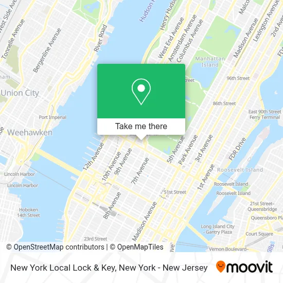 New York Local Lock & Key map