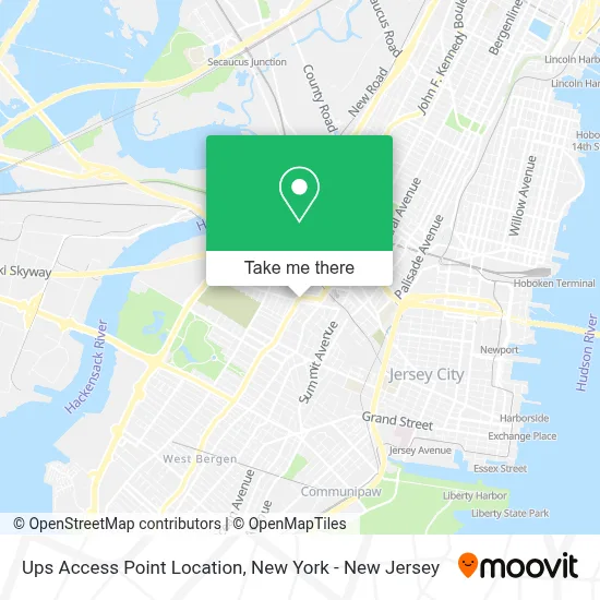 Ups Access Point Location map