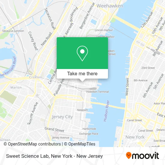 Sweet Science Lab map