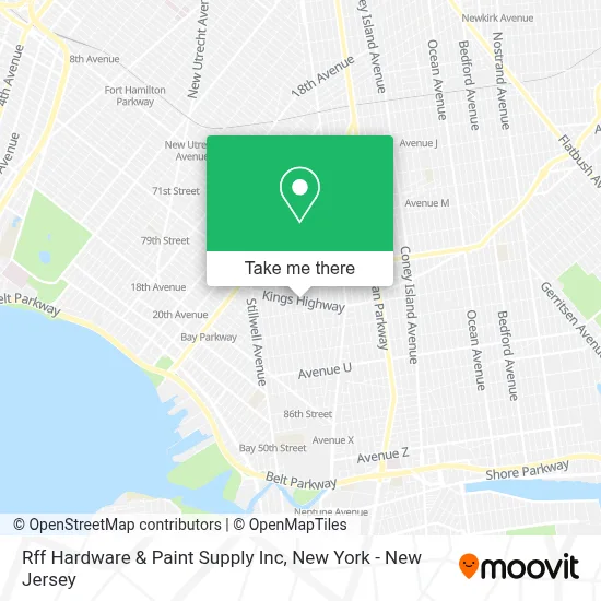 Rff Hardware & Paint Supply Inc map