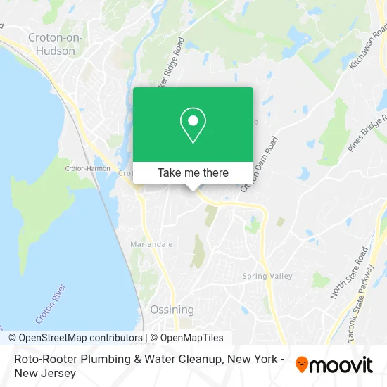 Roto-Rooter Plumbing & Water Cleanup map