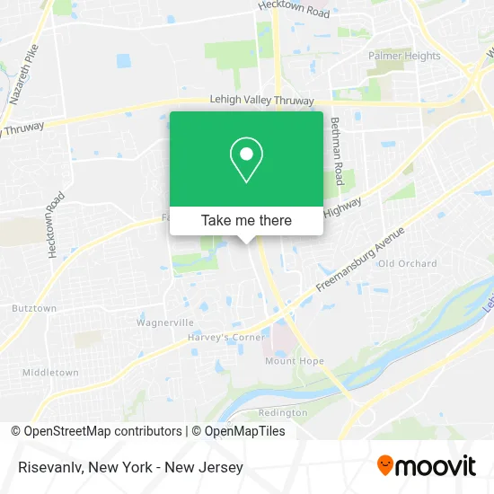 Risevanlv map