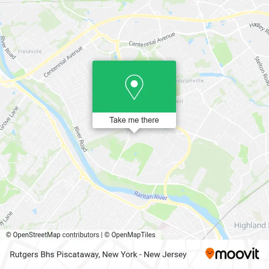 Rutgers Bhs Piscataway map