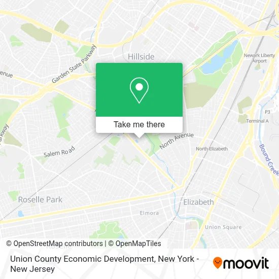Union County Economic Development map