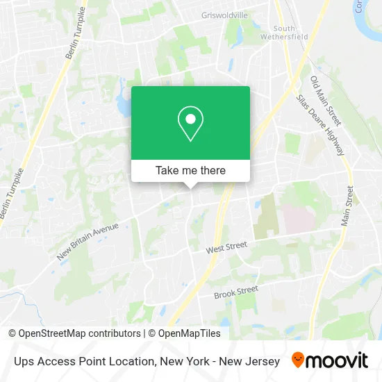 Ups Access Point Location map