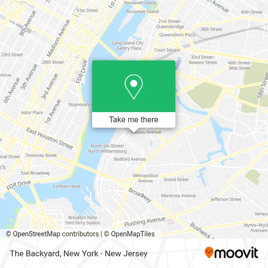 The Backyard map