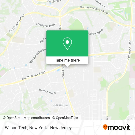 Wilson Tech map