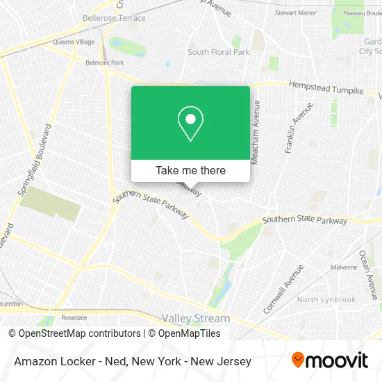 Amazon Locker - Ned map