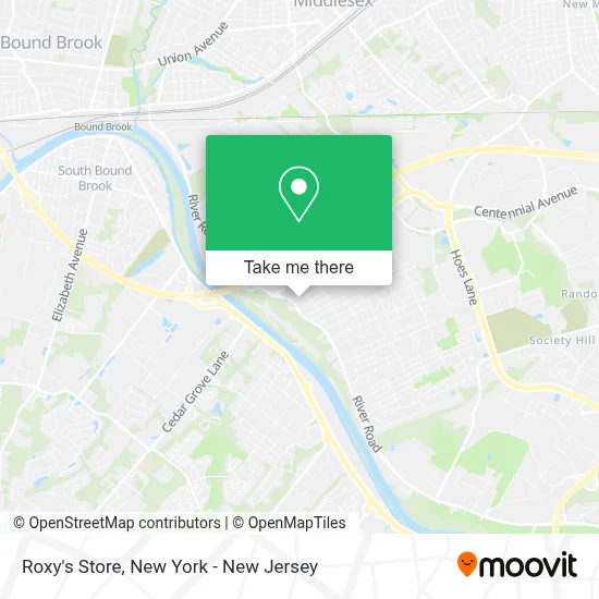 Roxy's Store map