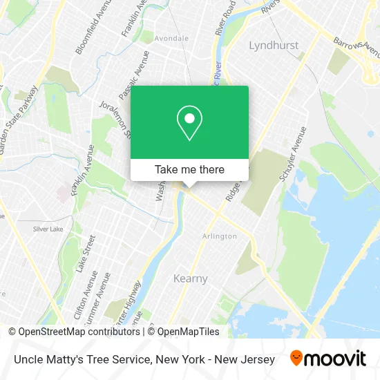 Uncle Matty's Tree Service map
