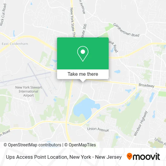 Ups Access Point Location map