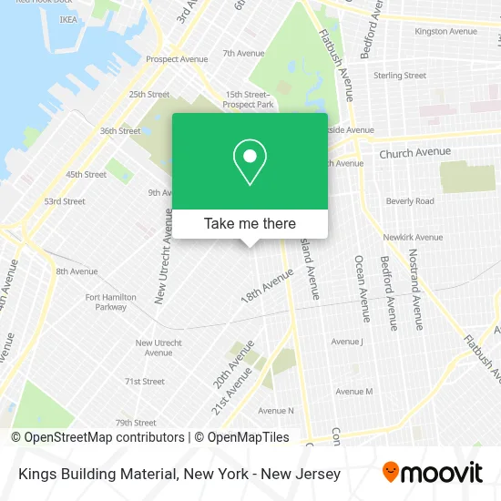 Kings Building Material map