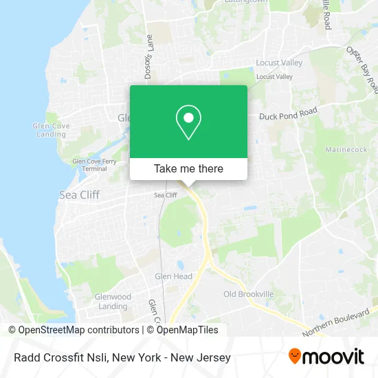 Radd Crossfit Nsli map