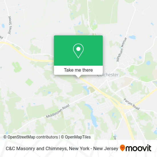 C&C Masonry and Chimneys map