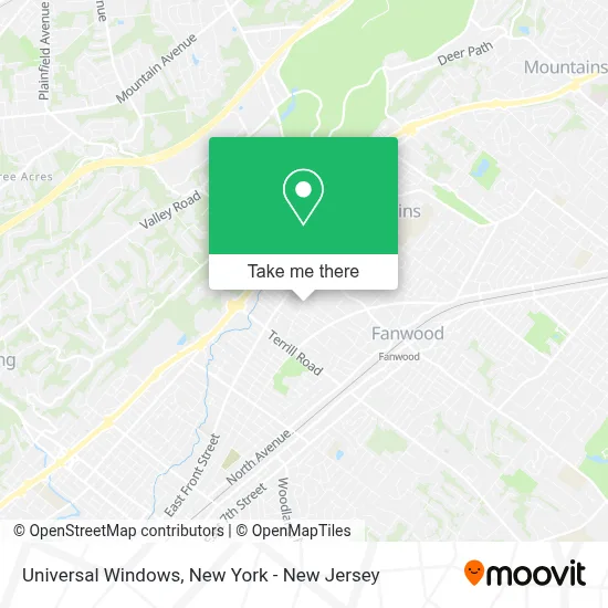 Universal Windows map