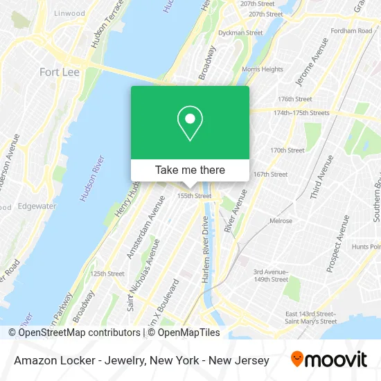 Amazon Locker - Jewelry map