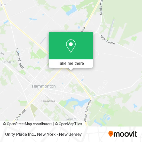Unity Place Inc. map