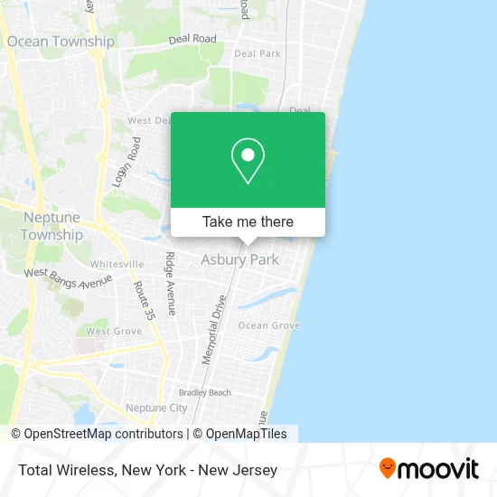 Total Wireless map