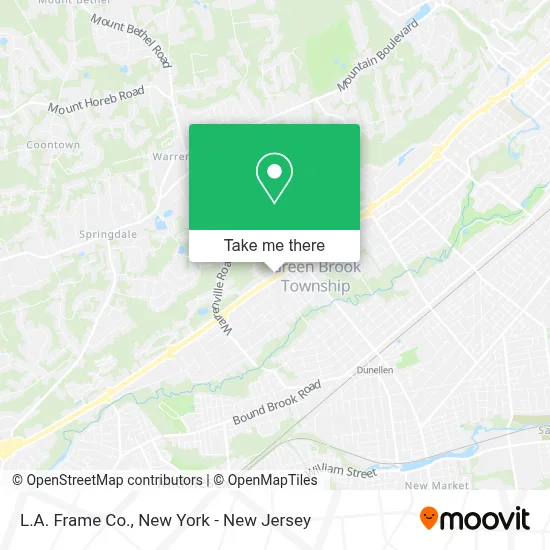L.A. Frame Co. map
