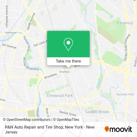 R&N Auto Repair and Tire Shop map