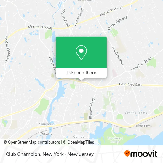 Club Champion map