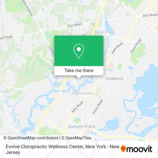 Evolve Chiropractic Wellness Center map