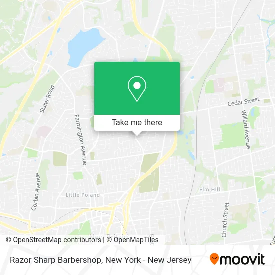 Razor Sharp Barbershop map