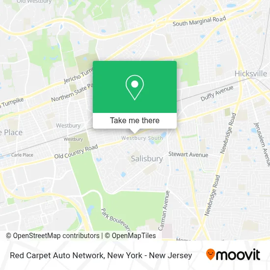 Red Carpet Auto Network map