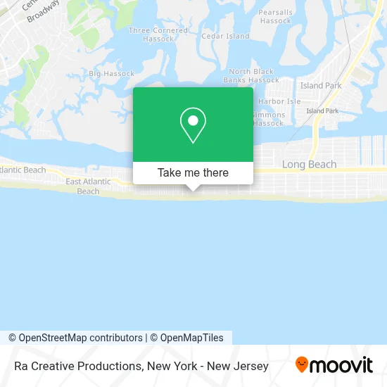 Ra Creative Productions map