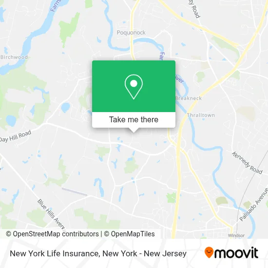 New York Life Insurance map