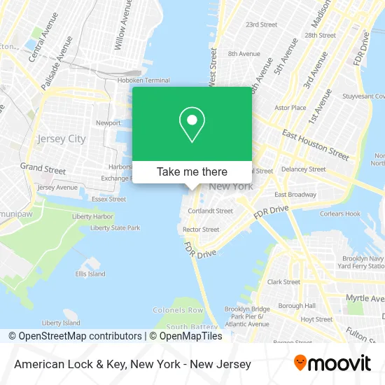 American Lock & Key map