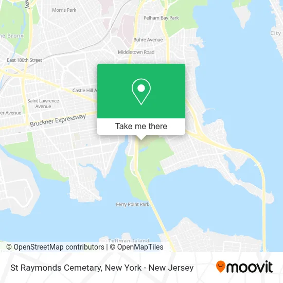 St Raymonds Cemetary map