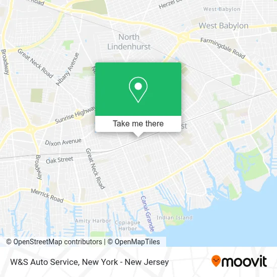 W&S Auto Service map