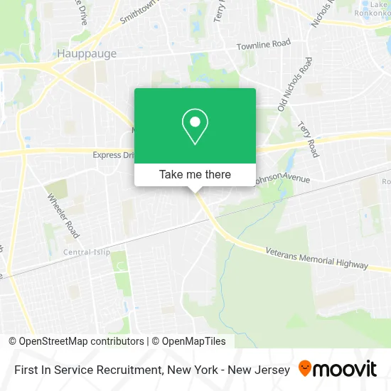 First In Service Recruitment map