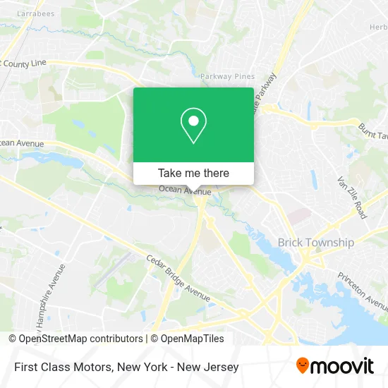 First Class Motors map