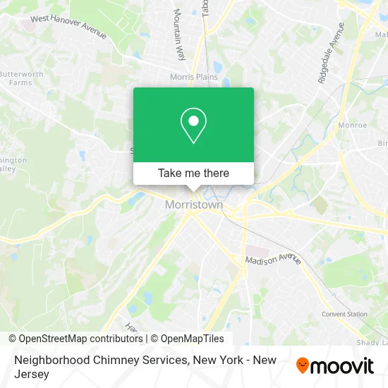 Neighborhood Chimney Services map