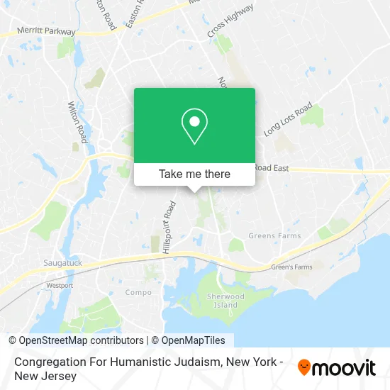Congregation For Humanistic Judaism map