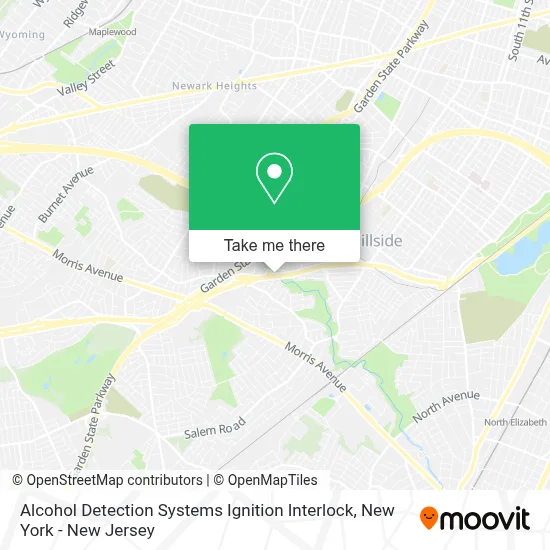 Alcohol Detection Systems Ignition Interlock map