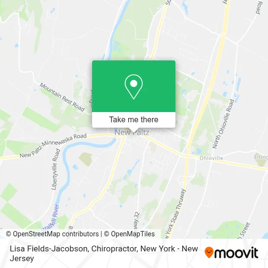 Lisa Fields-Jacobson, Chiropractor map