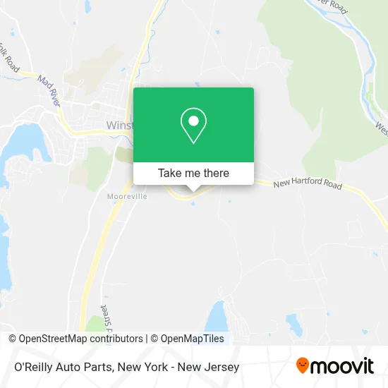 O'Reilly Auto Parts map