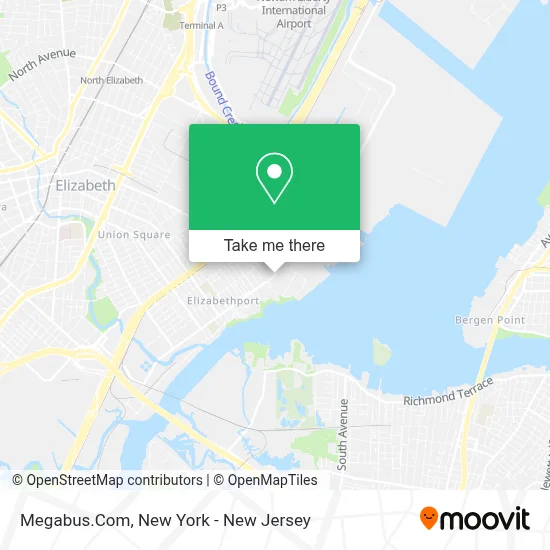Megabus.Com map
