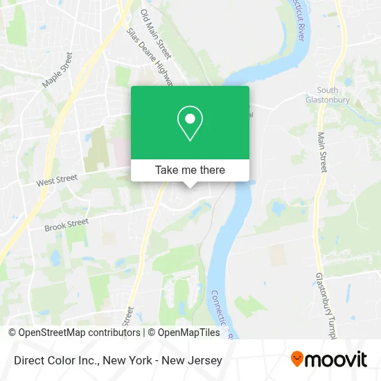 Direct Color Inc. map