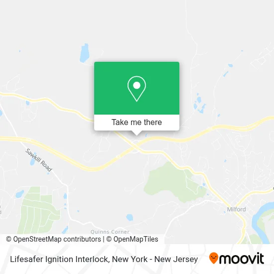 Lifesafer Ignition Interlock map