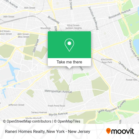 Raneri Homes Realty map
